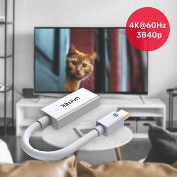 Адаптер UNITEK, конвертер mini DisplayPort в HDMI