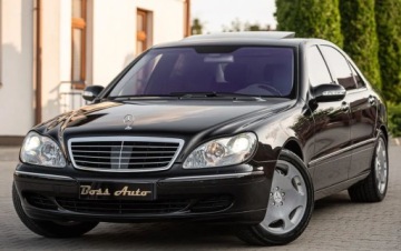 Mercedes Klasa S W220 Sedan 5.5 V12 (600) L 500KM 2003 Mercedes-Benz Klasa S S600L V12 500KM Navi Xeon Skora Masaze Full FULL Gw, zdjęcie 4
