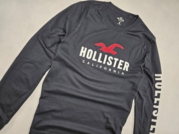 HOLLISTER bluzka czarna big log M