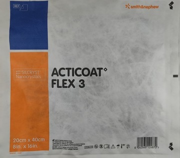 ACTICOAT FLEX 3 20x40cm 1szt opatrunek SREBRO Ag