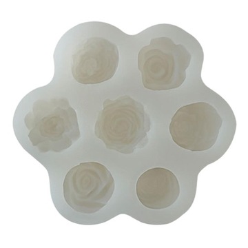 3D kwiatowe formy silikonowe Tealight formy świece kwiatowe formy żywicy epoksydowej