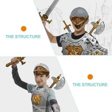 Костюм рыцаря для мальчиков. Игрушечный доспех для детей.