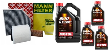AUDI A8 D4 10-13 4.2 FSI CDRA 372KM BENZÍN FILTRY + OLEJ MOTUL 5W30 8L