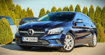 Mercedes CLA C117 Coupe Facelifting 1.6 180 122KM 2017 Mercedes-Benz CLA (Nr.107) 1.6 122 KM Automat Klima Parktrnik Tempomat Gwa