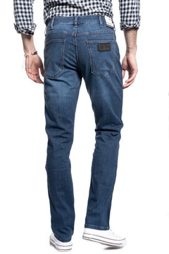 Męskie spodnie jeansowe proste Wrangler GREENSBORO W38 L34