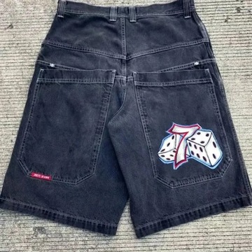 Baggy jeans Shorts Hip Hop black
