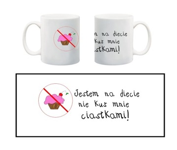 KUBEK DLA TYCH CO NA DIECIE DIETA cud wzory