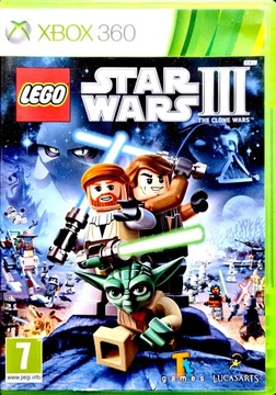 Lego Star Wars III The Clone Wars Xbox 360 Pudełko