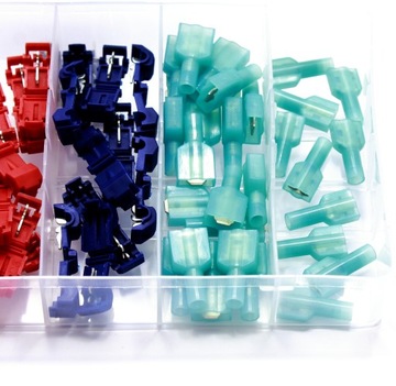 АВТОМОБИЛЬНЫЕ БЫСТРОРАЗЪЕМНЫЕ РАЗЪЕМЫ НАБОР СОЕДИНИТЕЛЕЙ ИЗ 80 ШТ.