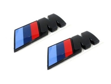 BMW OE Czarny emblemat M na błotnik ///M połysk