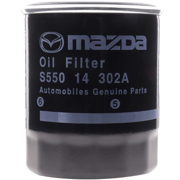 MAZDA OE S550-14-302 FILTR OLEJE + 2 JINÉ PRODUKTY