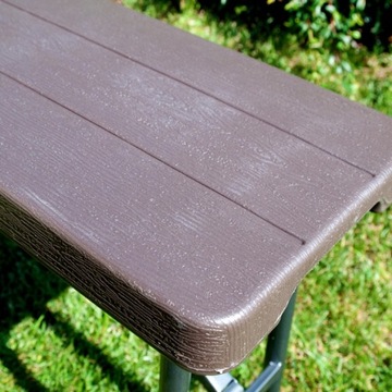 СКЛАДНАЯ СКАМЬЯ 180 см узор GARDEN BOARD, коричневый