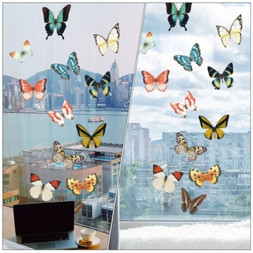 НАКЛЕЙКИ ПРОТИВ СТОЛКНОВЕНИЙ ДЛЯ WINDOWS НАКЛЕЙКИ ПТИЦ 12 ШТ.