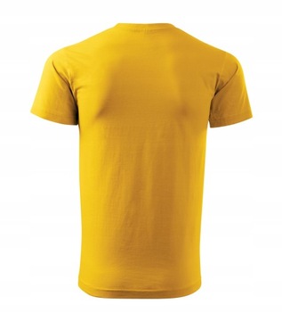 koszulka męska LUX 4XL żółta krótki rękaw