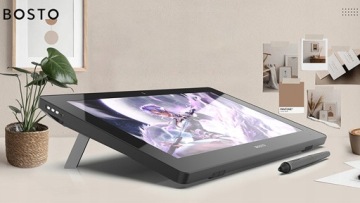 Профессиональный графический планшет Bosto X5 i7 16GB 512GB 2IN1 Touch Windows