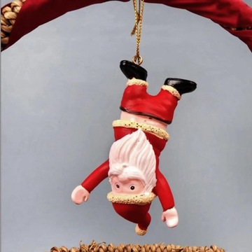 Рождественские украшения из смолы, подвеска Санта-Клауса для домашней вечеринки