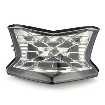 Мотоциклетные светодиодные задние фонари с прозрачными линзами подходят для Kawasaki