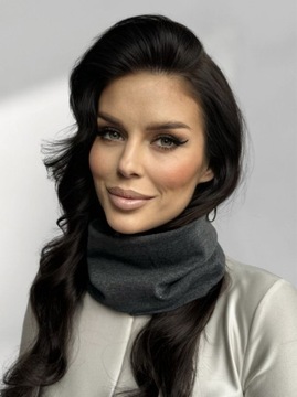 КОМПЛЕКТ ЖЕНСКИЙ, ШАПКА-МОРДА, ВЕСНА, ОСЕНЬ, ТОНКИЙ, ЛЕГКИЙ, КОМФОРТНЫЙ, СПОРТИВНЫЙ, ГРАФИТ