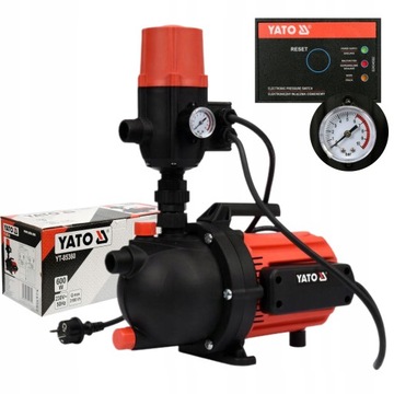 ПОВЕРХНОСТНЫЙ НАСОС YATO 600ВТ С ПОСТОЯННЫМ ДАВЛЕНИЕМ YT-85360