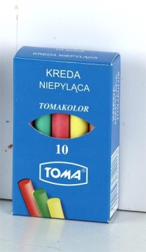 Крейда кольорова TOMA 10 шт.