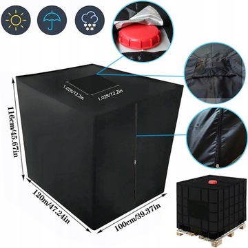 КРЫШКА БАКА МАУЗЕР ДЛЯ IBC OXFORD 420D 1000Л