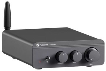 WZMACNIACZ STEREOFONICZNY MOCY Z BLUETOOTH 5.0 CZARNY 2 x 300 W