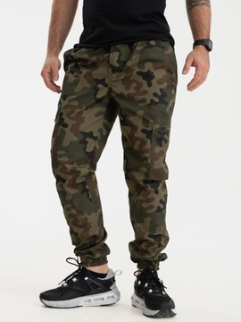 Jigger Jiggga носить груз RipStop Camo Moro M Pants Pants