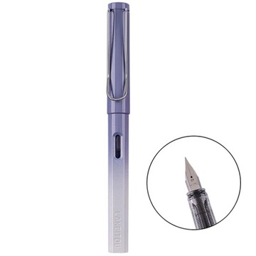6PCS Fountain Pen Luxury 0.38mm Calligraphy Multifunction Pens Metal Nib