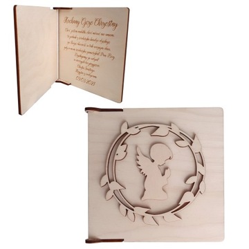 Chrzest podziękowanie dla chrzestnych babci itp