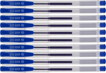 Pióro żelowe MemoBe 0.7mm niebieski x10