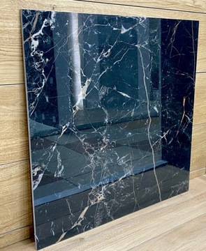 Твердый полированный керамогранит BLACK MARBLE 60x60 GLOSS