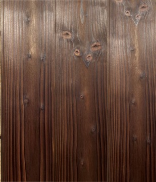 Обожженная доска Shou Sugi Ban - ель скандинавская.