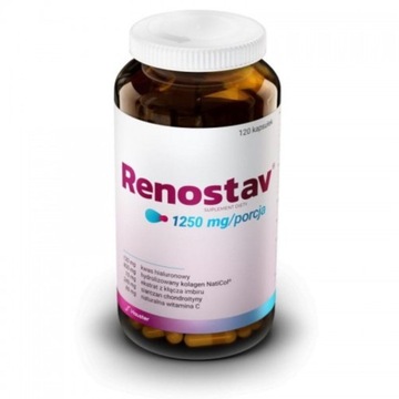 Renostav Hauster- rybi kolagen na stawy 120 kapsułek