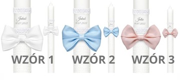 Свеча Первого Причастия, крещенская свеча в коробочке