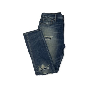 Spodnie jeansowe damskie dziury LUCKY BRAND 33