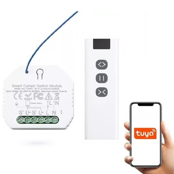 STEROWNIK ROLET ZASŁON DOPUSZKOWY WIFI TUYA +PILOT