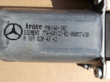MERCEDES A W163 MOTOREK OKNO LEVÝ ZADNÍ