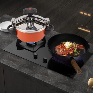 СКОРОВАРКА ОБЪЕМОМ 2 Л ДЛЯ ИНДУКЦИОННЫХ ГАЗОВЫХ ПЛИТ