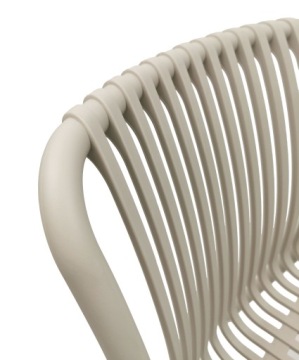 СОВРЕМЕННЫЙ ПРОЧНЫЙ УДОБНЫЙ САДОВЫЙ СТУЛ ТЕРРАСА БАЛКОН KP104 2X БЕЖЕВЫЙ, 2 ШТ.