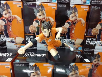 FIGURKA Anime Manga Figurka Haikyu!! Yu Nishinoya pozuje w Banpresto w
