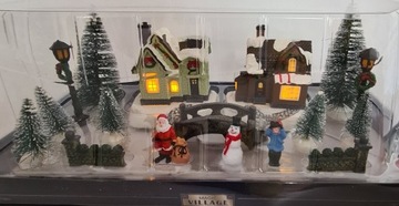 WIOSKA ŚWIĄTECZNA MAGIC VILLAGE LED 17 ELEMENTÓW