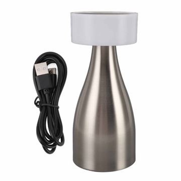 Metalowa lampa stołowa z możliwością płynnego