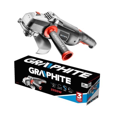DUŻA SZLIFIERKA KĄTOWA MOCNA 2350W GRAPHITE MOCNA DIAX TARCZA 230mm