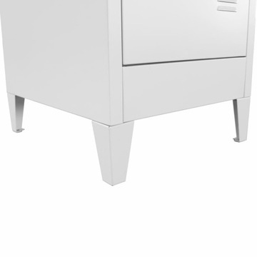 vidaXL Запирающийся шкаф с 2 отделениями 38 x 45 x 180 см 244473