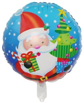 Balon Mikołaj z Mikołajem Boże Narodzenie Bałwanek