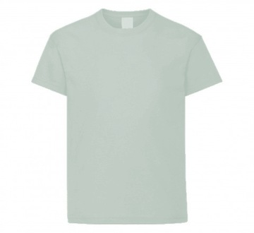 KOSZULKA DZIECIĘCA T-SHIRT BLUZKA SZARA W NIEBIESK 8 LAT 128 CM MODEL:K130