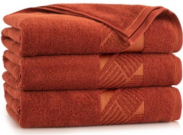 ZWOLTEX Ręcznik ENZO Oranż bawełna EGIPSKA 70x140