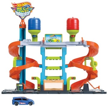 Hot Wheels City Zakręcona Megamyjnia Myjnia HDP05