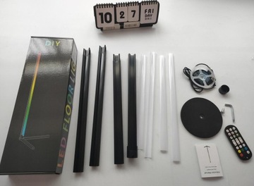 УГЛОВОЙ НАПОЛЬНЫЙ СВЕТИЛЬНИК LED RGB С ДИСТАНЦИОННЫМ УПРАВЛЕНИЕМ ПРИМЕНЕНИЕМ 165 СМ