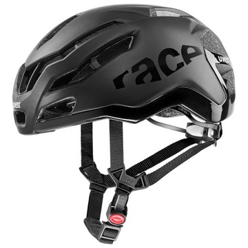 11348P22.KASK ROWEROWY UVEX RACE 9 ALL BLACK MATT 53-57
